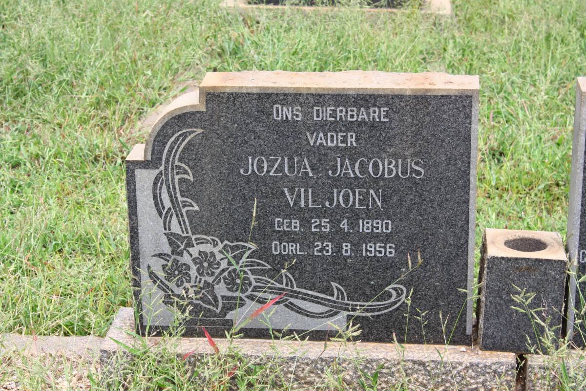 VILJOEN Jozua Jacobus 1890-1956 &amp; Clasina Sophia LUBBE 1893-