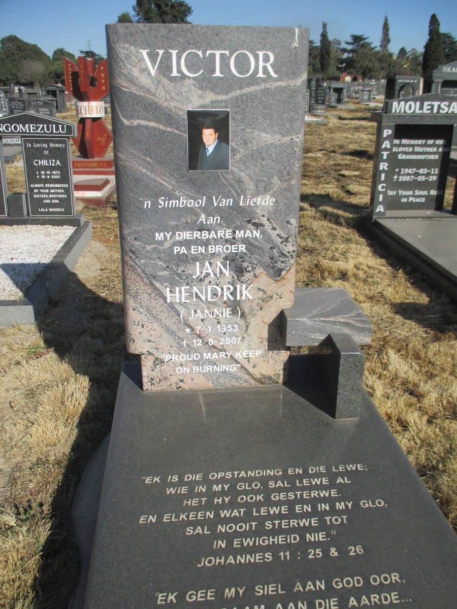 VICTOR Jan Hendrik 1953-2007