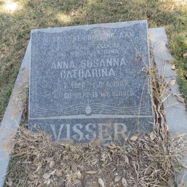 VISSER Anna Susanna Catharina 1921-1987