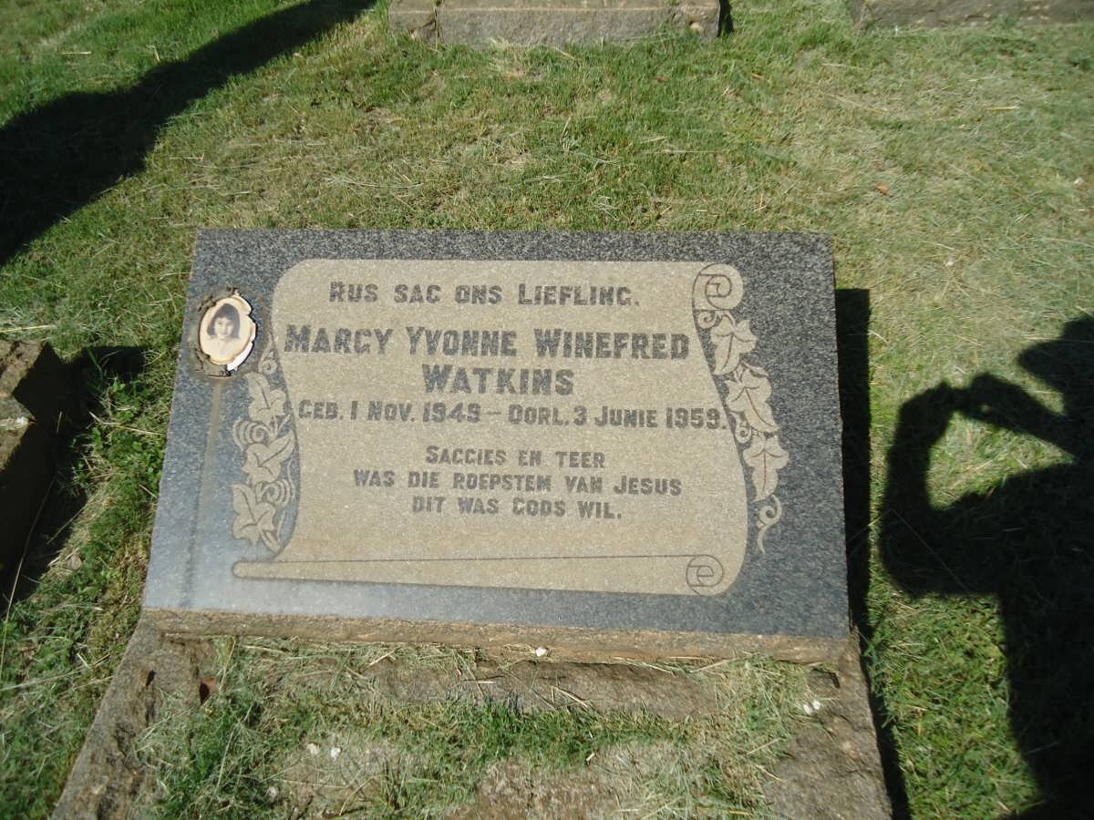 WATKINS Marcy Yvonne Winefred 1949-1959