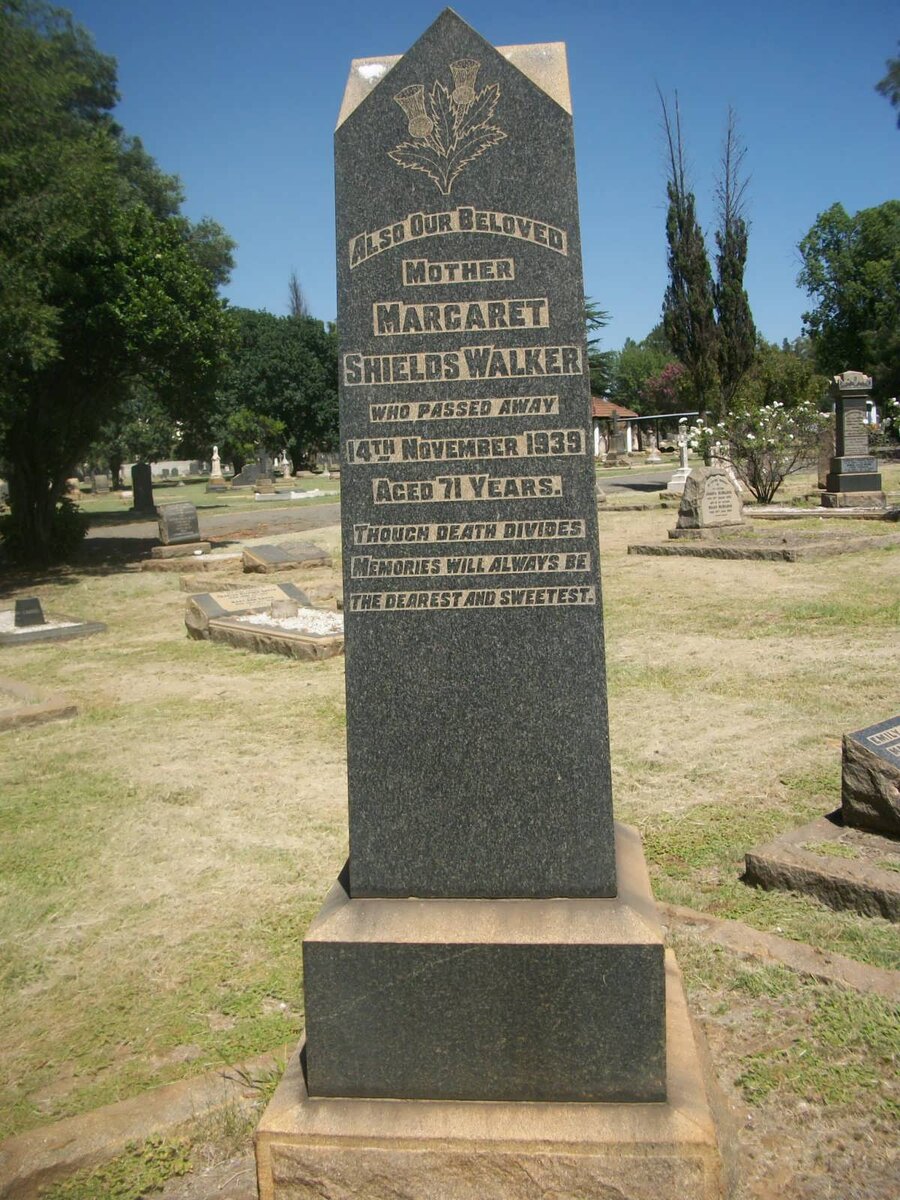 WALKER Margaret Shields -1939 :: WALKER May -1927