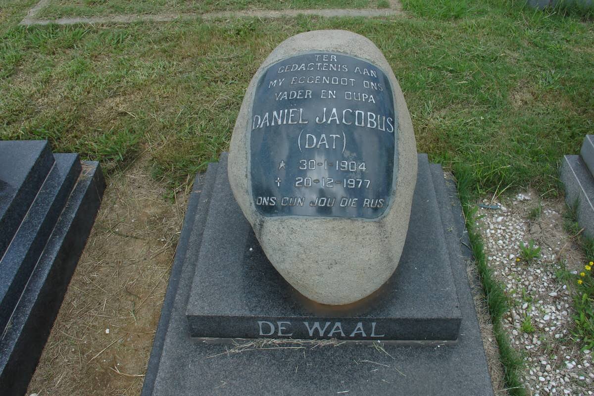 WAAL Daniel Jacobus, de 1904-1977