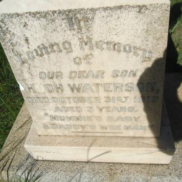 WATERSON Hugh -1919