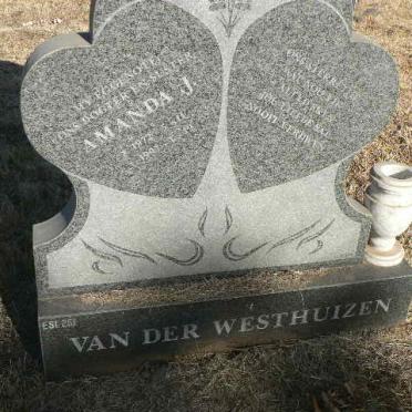WESTHUIZEN Amanda J., van der 1972-1997