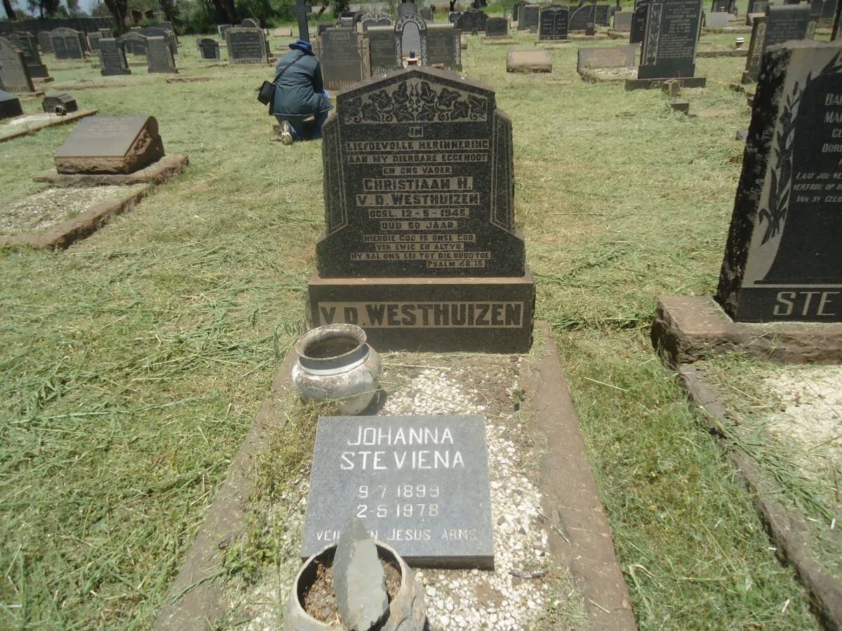 WESTHUIZEN Christiaan H., v.d. -1945 :: ?? Johanna Steviena 1899-1978