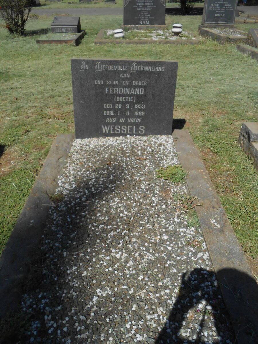 WESSELS Ferdinand 1953-1969