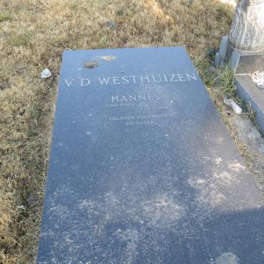 WESTHUIZEN Hannes, v.d. 1931-1982