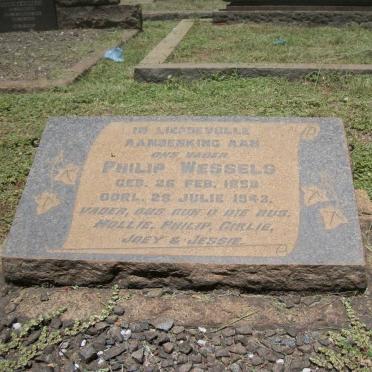 WESSELS Philip 1858-1943