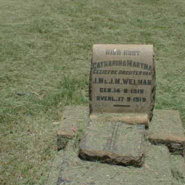 WELMAN Catharina Maryna 1910-1919