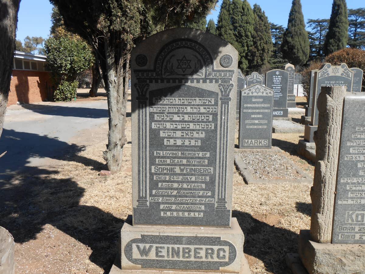 WEINBERG Sophie -1945