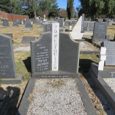 WESTHUIZEN Pieter Jacobus, v.d. 1929-1988