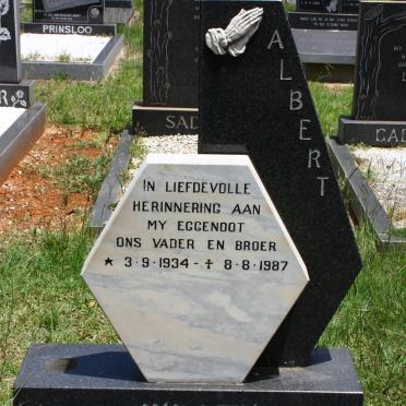 WESTHUIZEN Albert, van der 1934-1987
