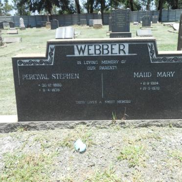 WEBBER Percival Stephen 1880-1939 &amp; Maud Mary 1884-1970