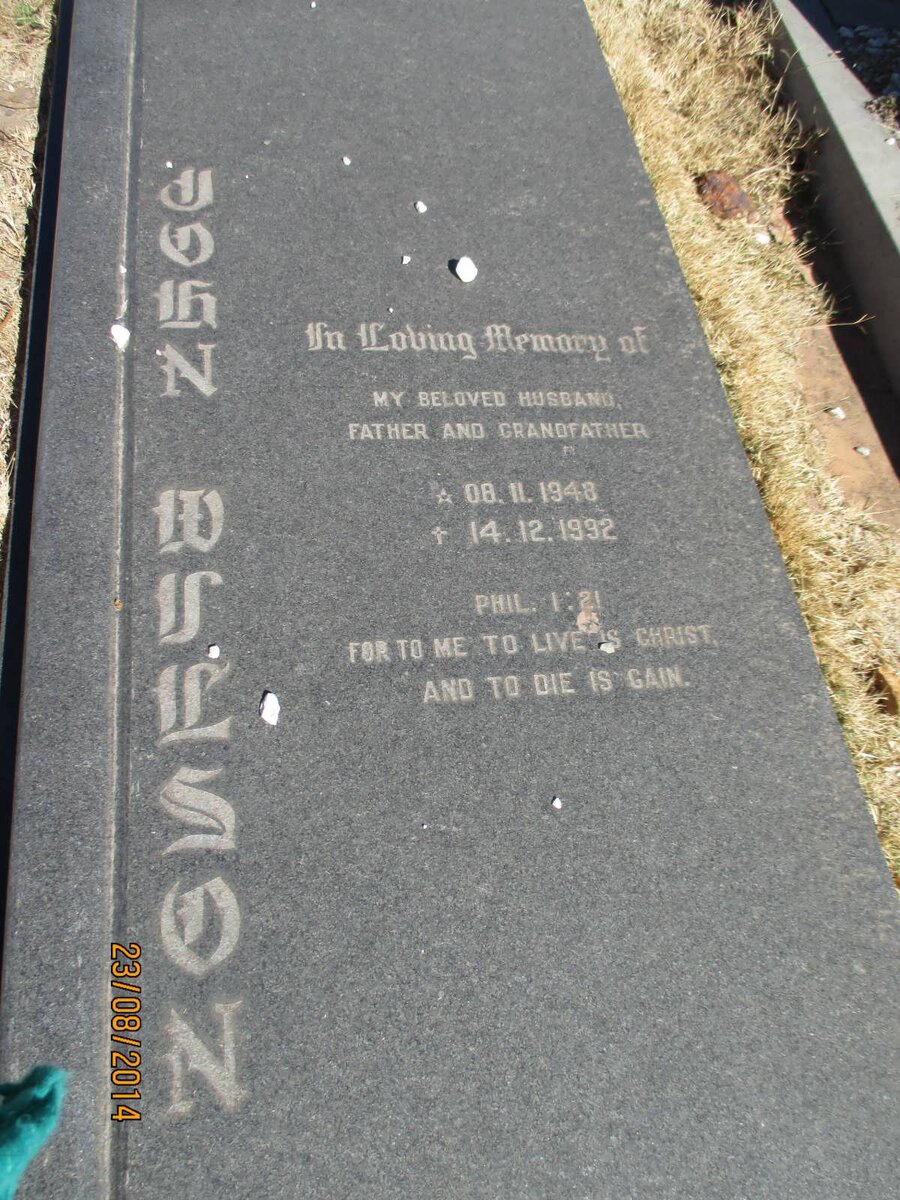 WILSON John 1948-1992