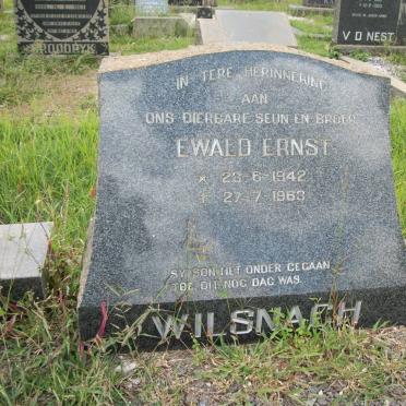 WILSNACH Ewald Ernst 1942-1963