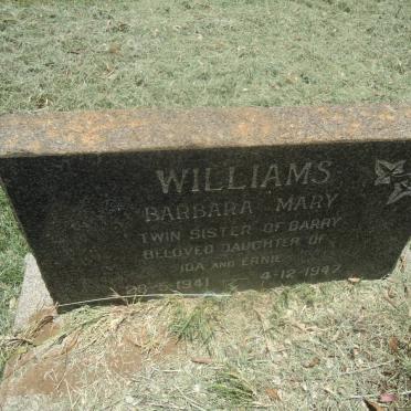 WILLIAMS Barbara Mary 1941-1947