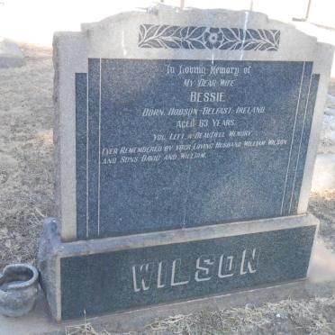WILSON Bessie nee HOBSON -1950