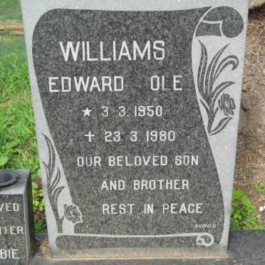 WILLIAMS Edward Ole 1950-1980