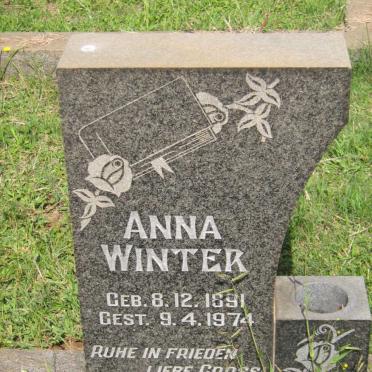 WINTER Anna 1891-1974