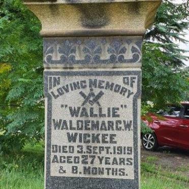 WICKEE Waldemar C.W. -1919