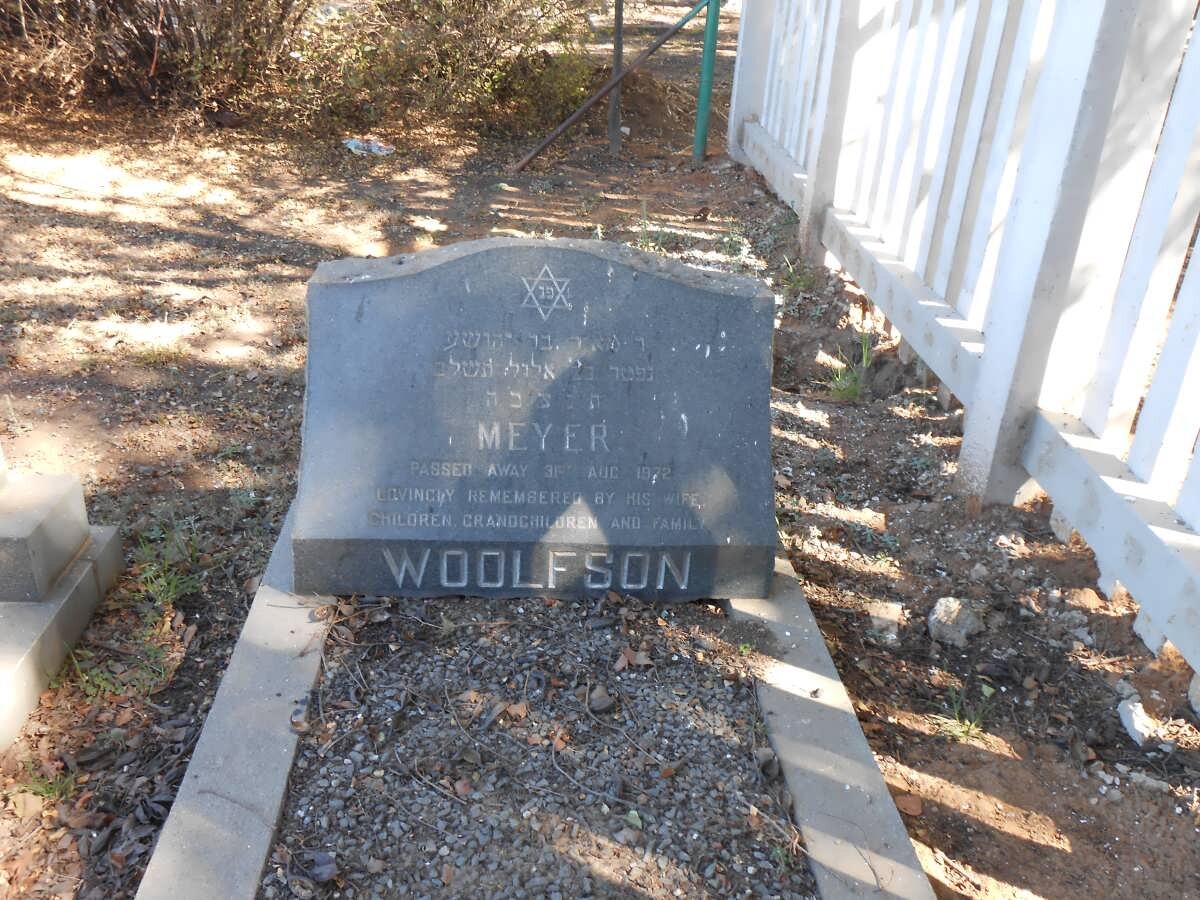 WOOLFSON Meyer -1972