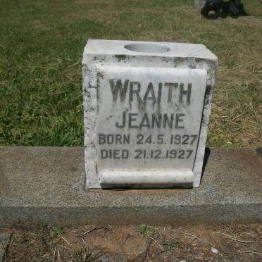 WRAITH Jeanne 1927-1927