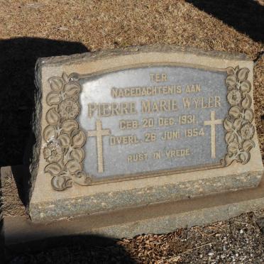 WYLER Pierre Marie 1931-1954