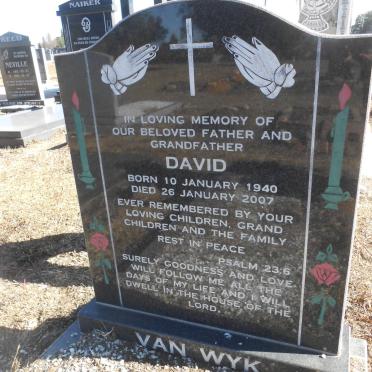 WYK David, van 1940-2007