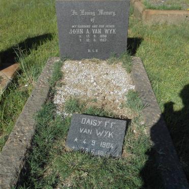 WYK John A., van -1957 &amp; Daisy F.F. 1904-197?