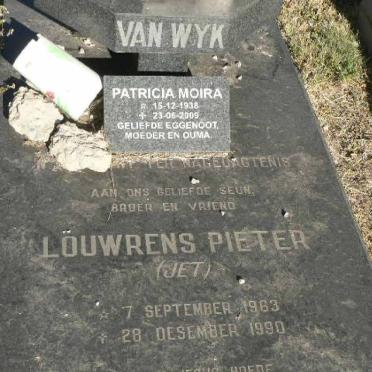 WYK Louwrens Pieter, van 1963-1990 :: Patricia Moira 1938-2009