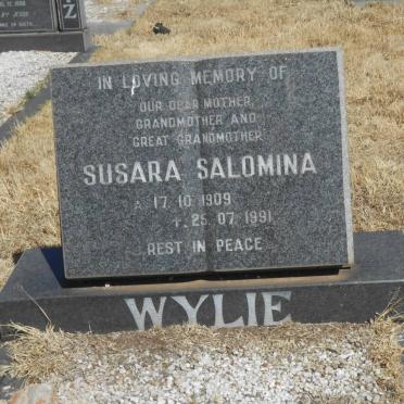 WYLIE Susara Salomina 1909-1991