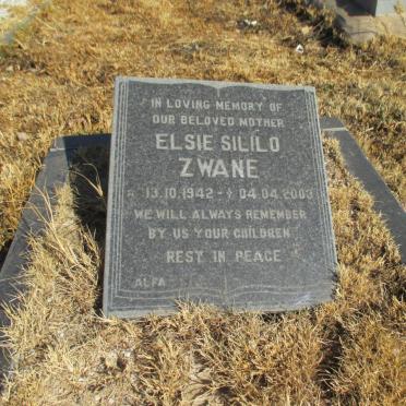 ZWANE Elsie Sililo 1942-2003