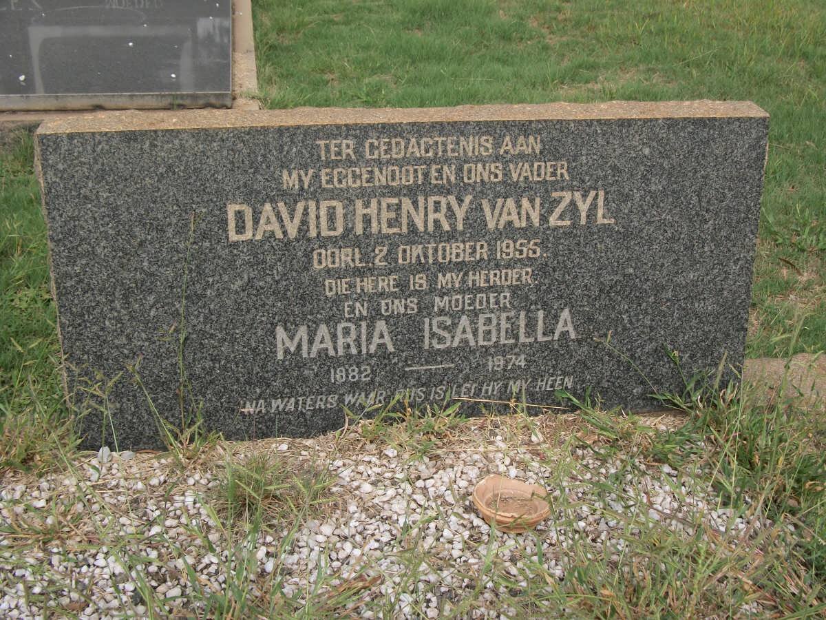 ZYL David Henry, van -1955 &amp; Maria Isabella 1882-1974