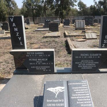 ZYL Pieter Gabriel, van 1927-1968 & Rachel Elisabeth JACOBSZ 1929-1996 :: VAN ZYL Petrus Wilhelm 1949-1972 :: VAN ZYL Bernard Jacques 1958-2015