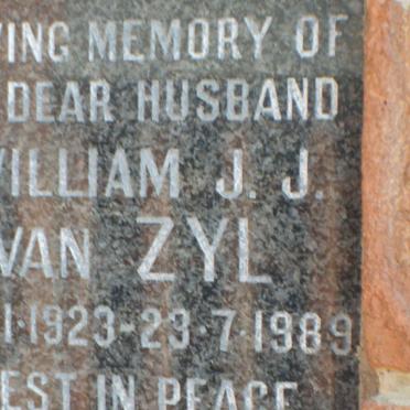 ZYL William J.J., van 1923-1989