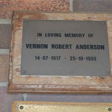 ANDERSON Vernon Robert 1917-1993
