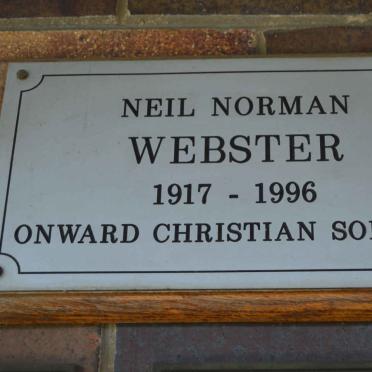 WEBSTER Neil Norman 1917-1996
