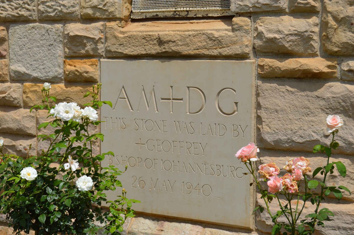 04. This stone was laid by Geoffrey, Bishop of Johannesburg - 1940