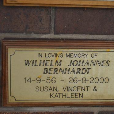 BERNHARDT Wilhelm Johannes 1956-2000