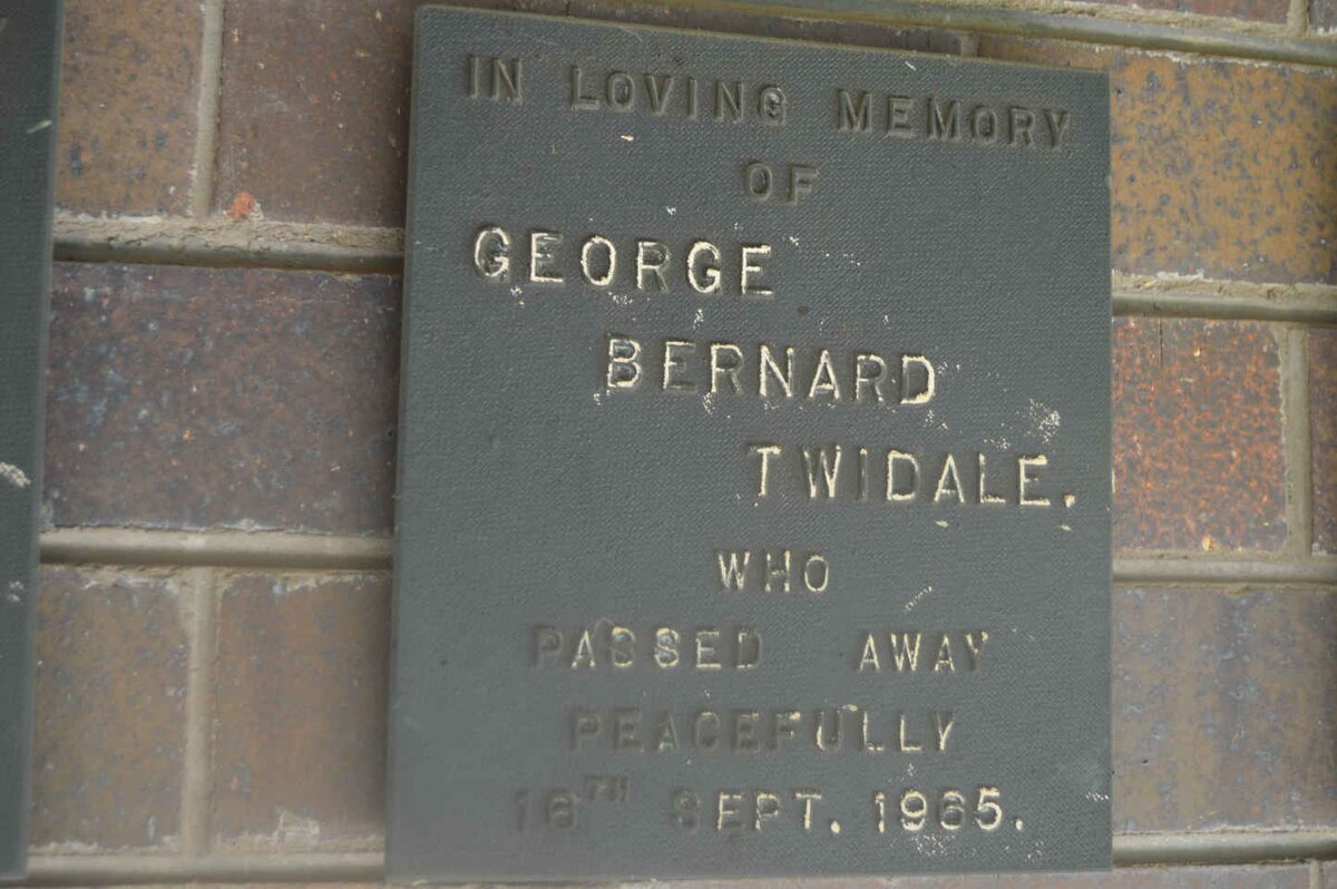 TWIDALE George Bernard -1965