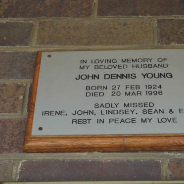 YOUNG John Dennis 1924-1996