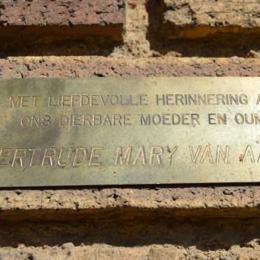 AARDT Gertrude Mary, van