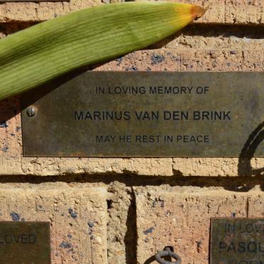 BRINK Marinus, van den