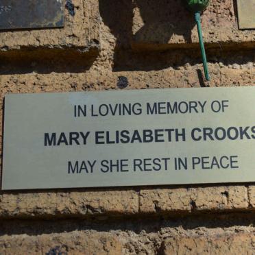 CROOKS Mary Elizabeth