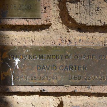 CARTER David 1944-2009