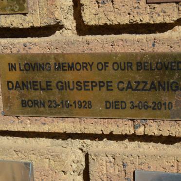 CAZZANIGA Daniele Giuseppe 1928-2010