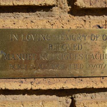 CACHUCHO Manuel Rodrigues 1908-1973