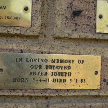 JOSEPH Peter 1931-1985