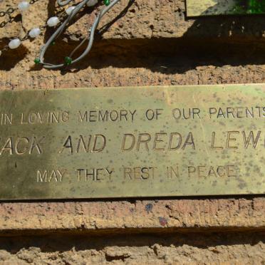 LEWIS Jack &amp; Dreda
