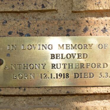 MOIR Anthony Rutherford 1918-1995